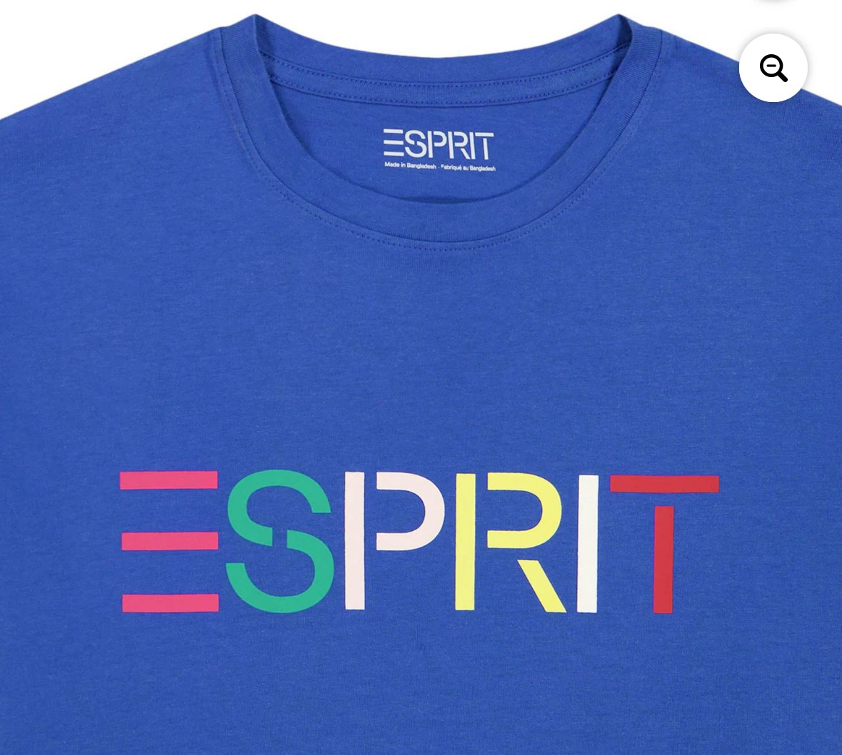 ESPRIT Women's Logo Crewneck Tshirt, Retro 80s - Size Large - photo 2