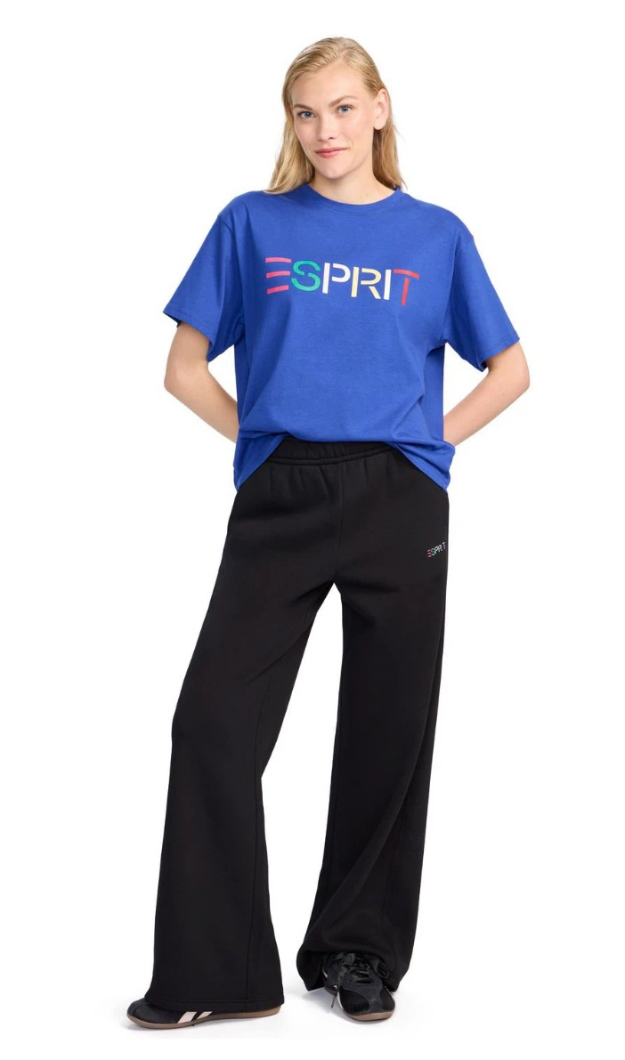 ESPRIT Women's Logo Crewneck Tshirt, Retro 80s - Size Large - photo 4