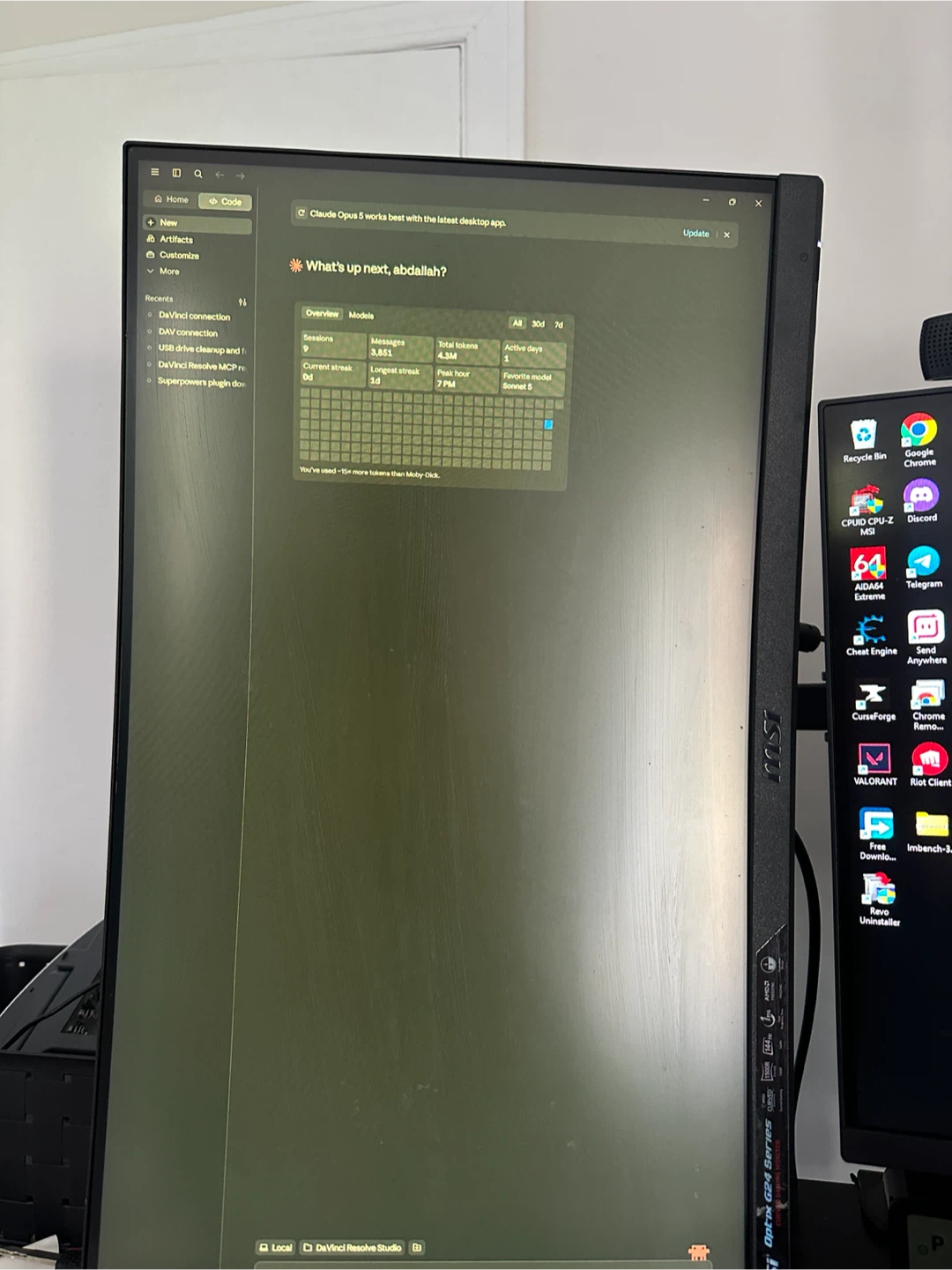 HKC 27" 240Hz IPS + MSI G24C4 24" 144Hz - photo 3