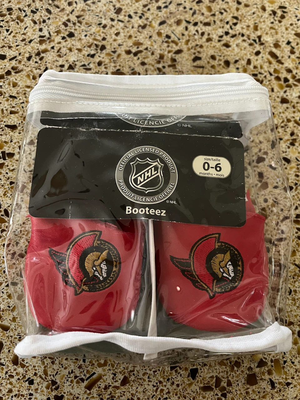 Ottawa Senators NHL Booteez Baby Shoes