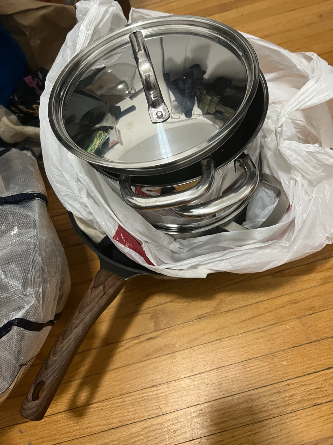 IKEA pots + Wok