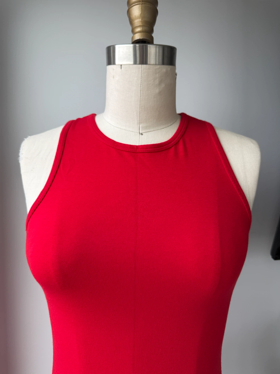 Aritzia Tna Red Sleeveless Bodycon Dress XXS - photo 2