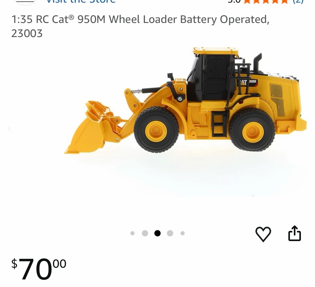 RC CAT 950M Wheel Loader Toy