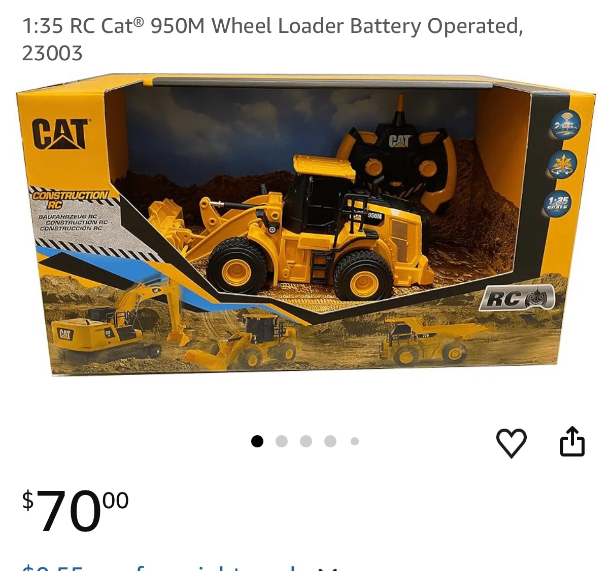 RC CAT 950M Wheel Loader Toy - photo 2
