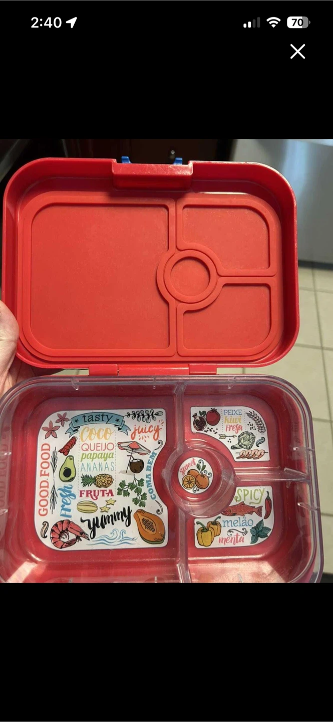 Yumbox with 2 trays & Snack in the Box