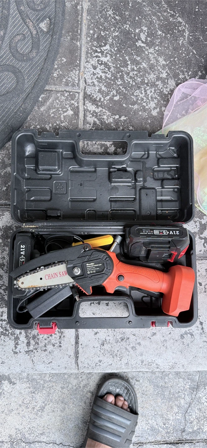 BeeBool Cordless Chainsaw with 2 Batteries