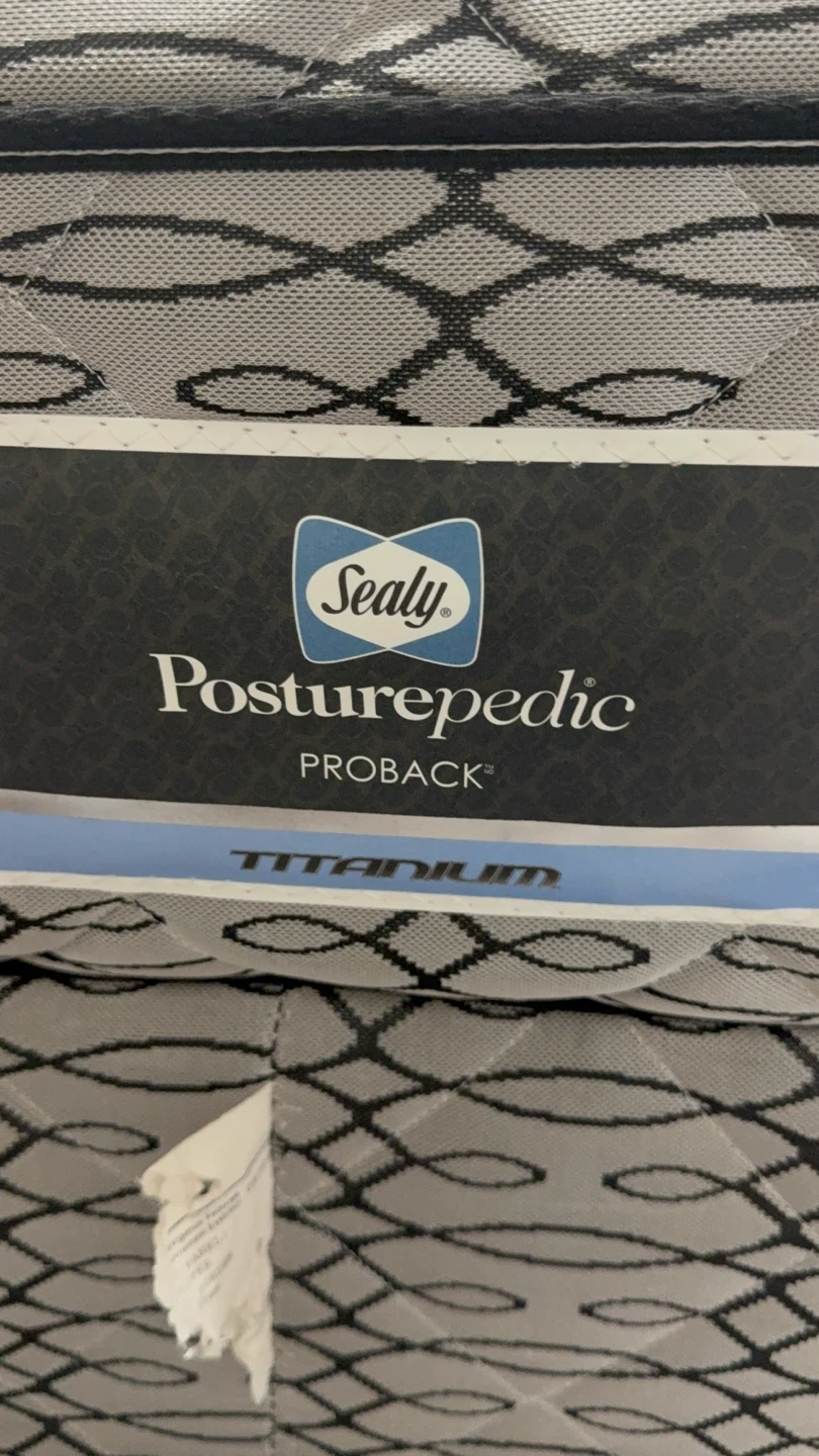 Queen Sealy Posturepedic Proback Mattress with box spring - photo 2