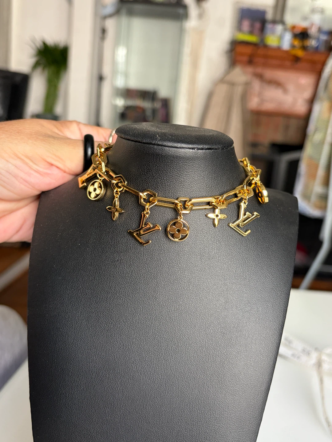18k plated gold charm Bracelet - photo 3