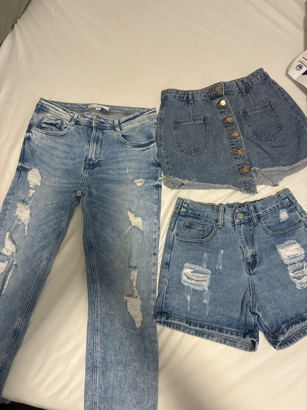 Light Wash Denim Set (size 6)