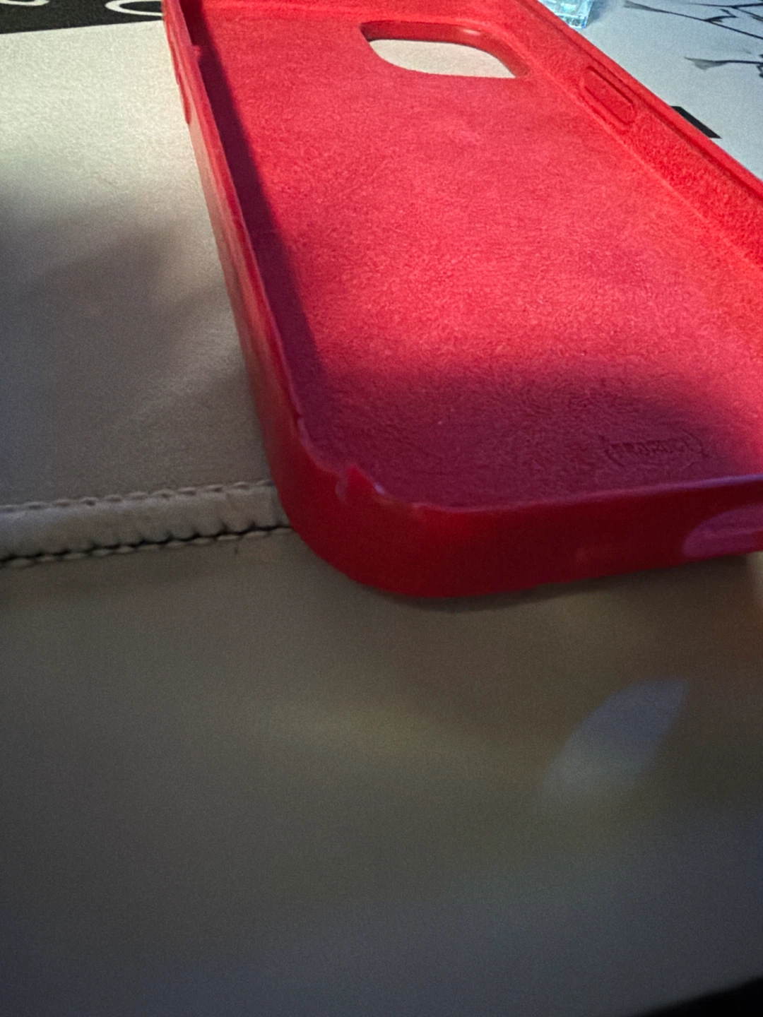Apple iPhone 14 Silicone phone case - Red - photo 5
