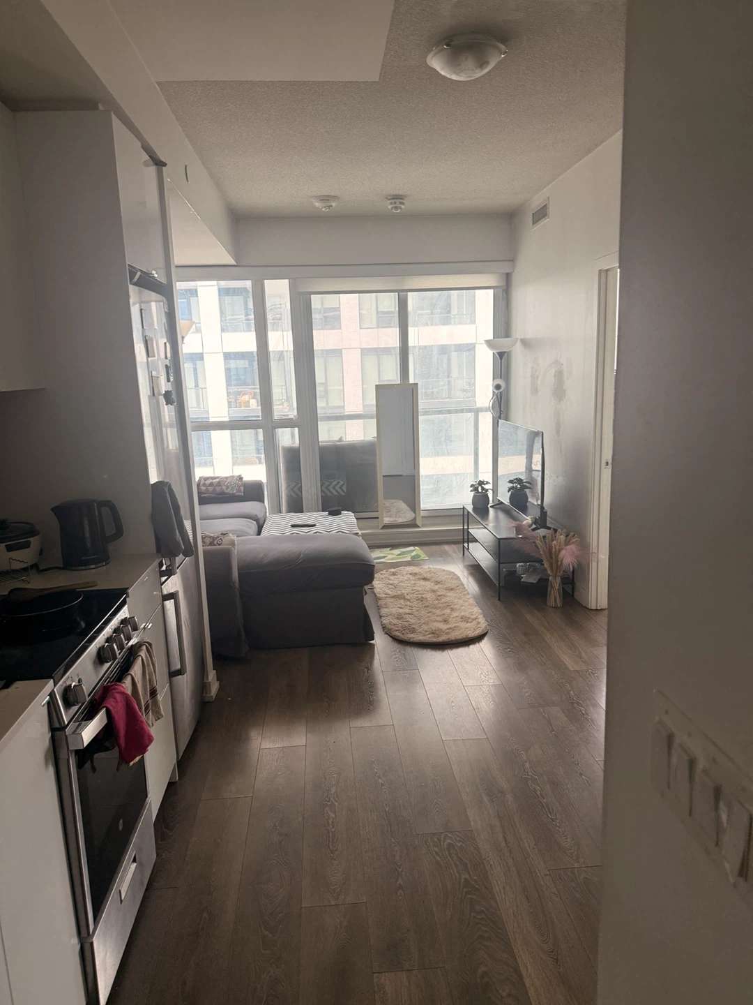 1 private bedroom for rent in 1bed 1 Den - photo 2