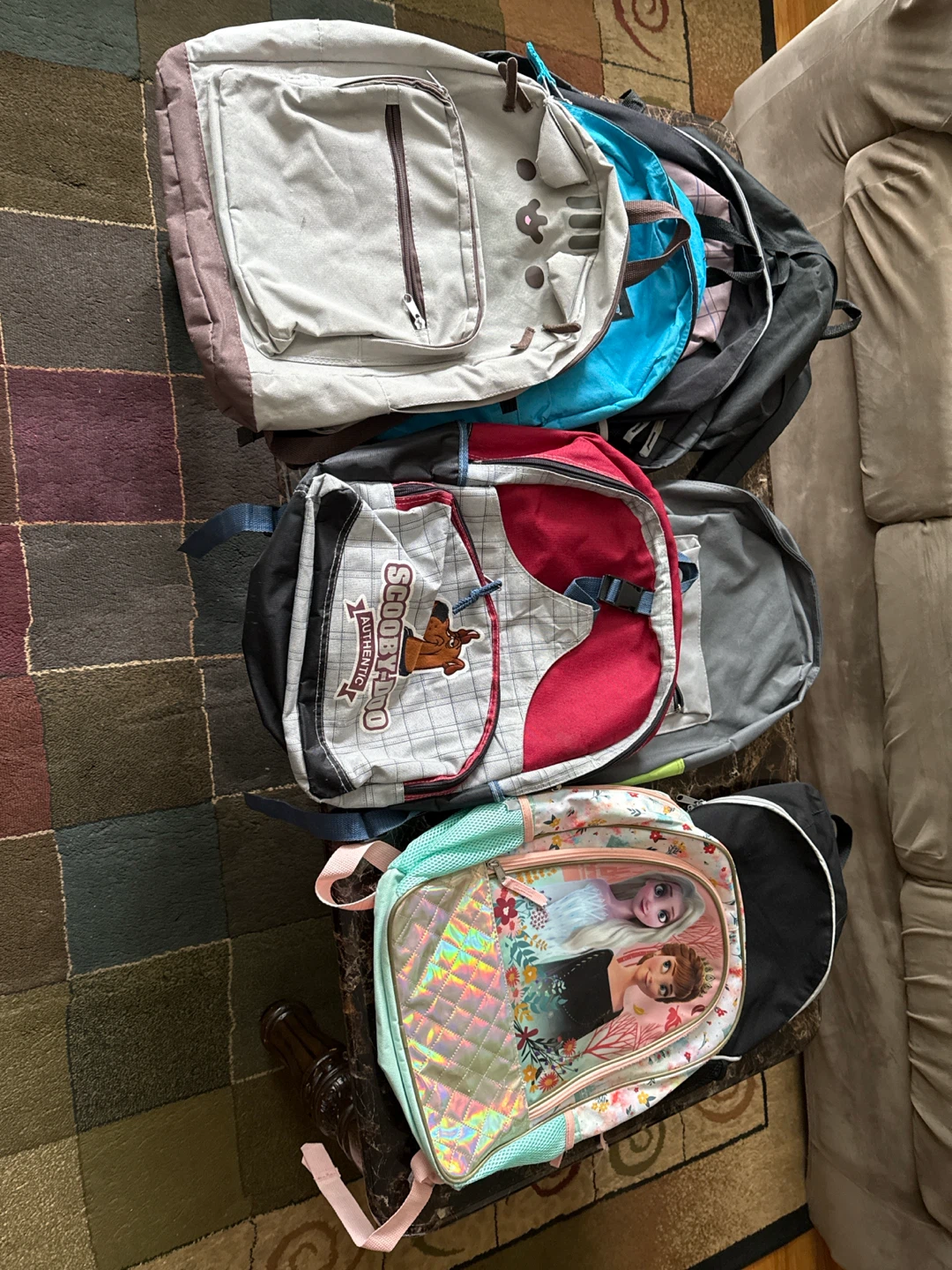 Lot of 8 Backpacks