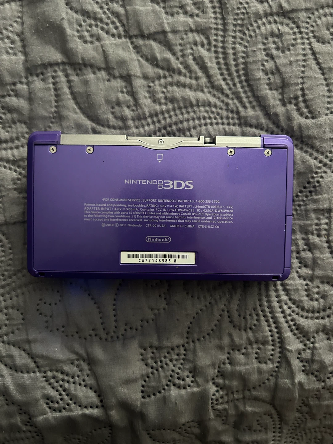 Nintendo 3DS Purple - photo 2