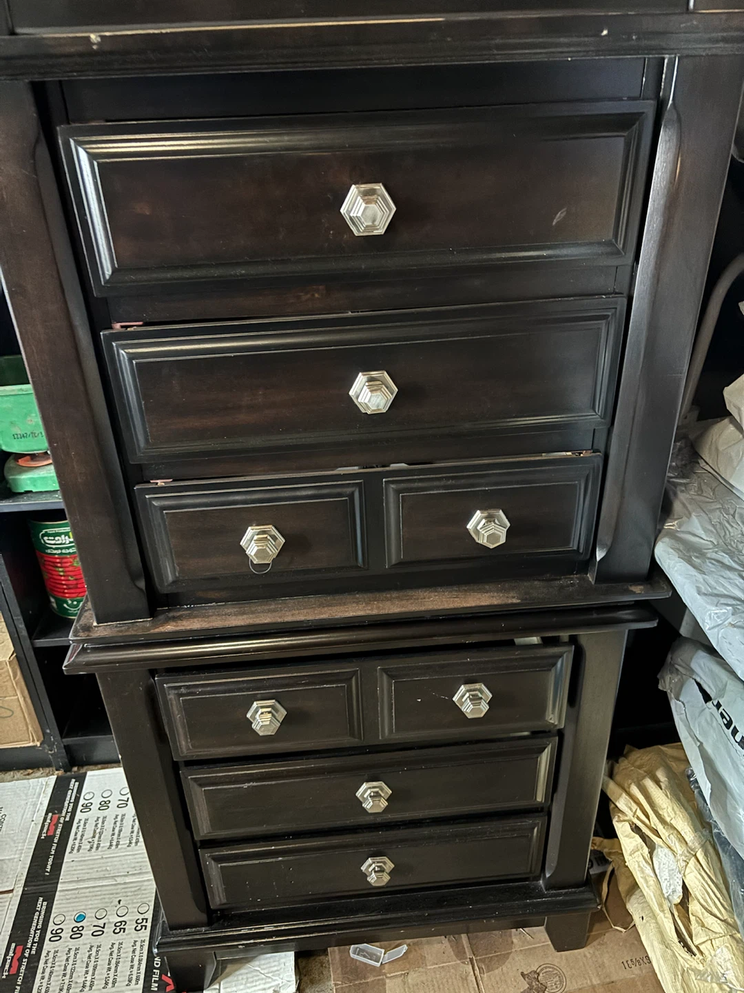 Dark Wood Dresser / Chest of Drawers