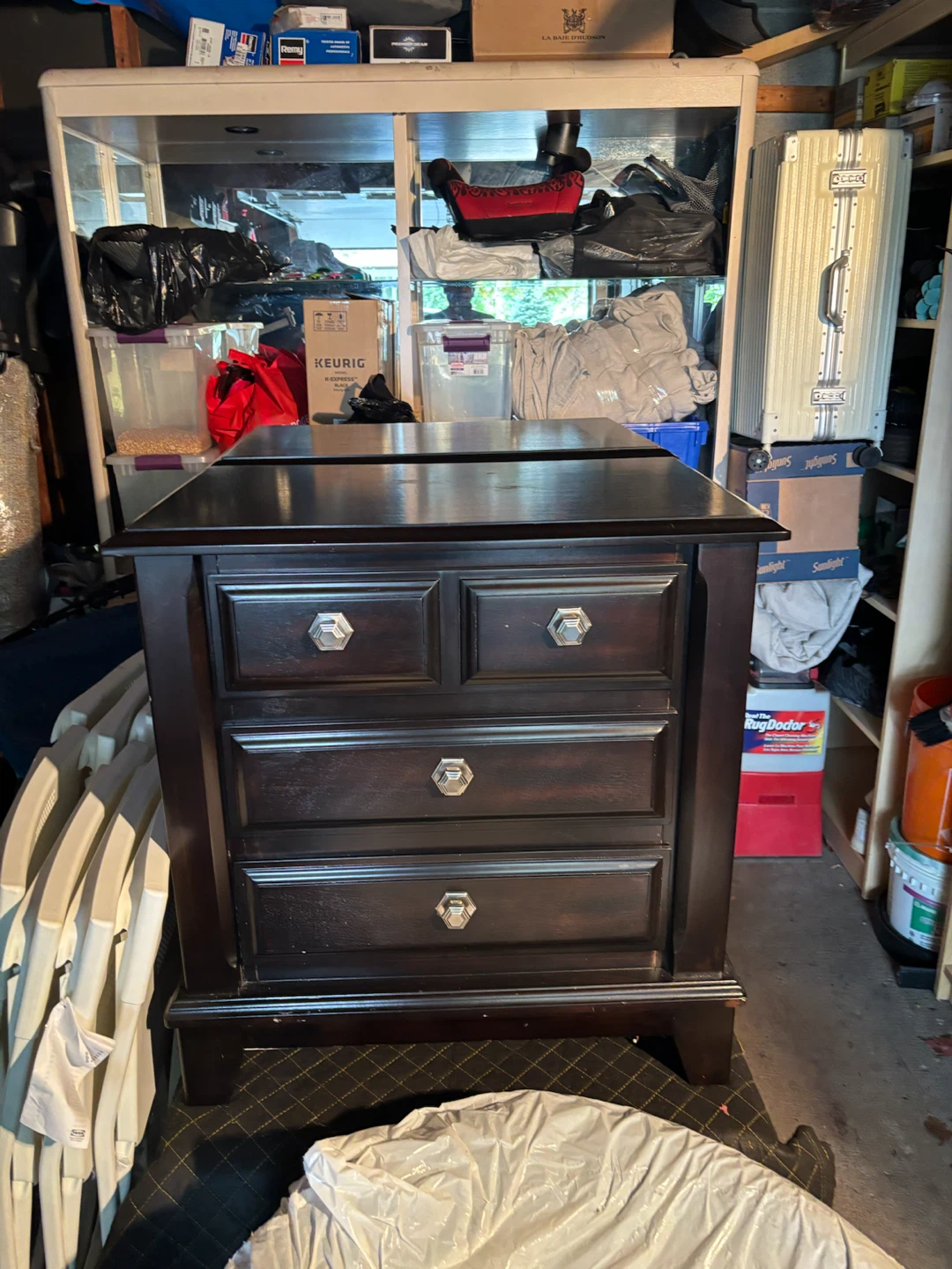 Dark Wood Dresser / Chest of Drawers - photo 3
