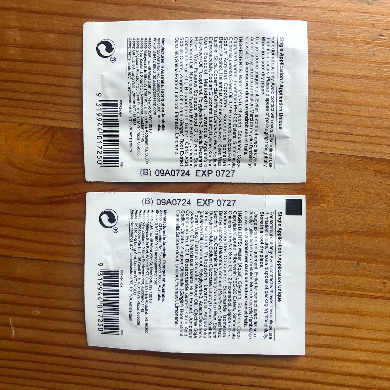 Aesop Samples x2 - Seeking Silence Facial Hydrator Samples (2) - photo 2