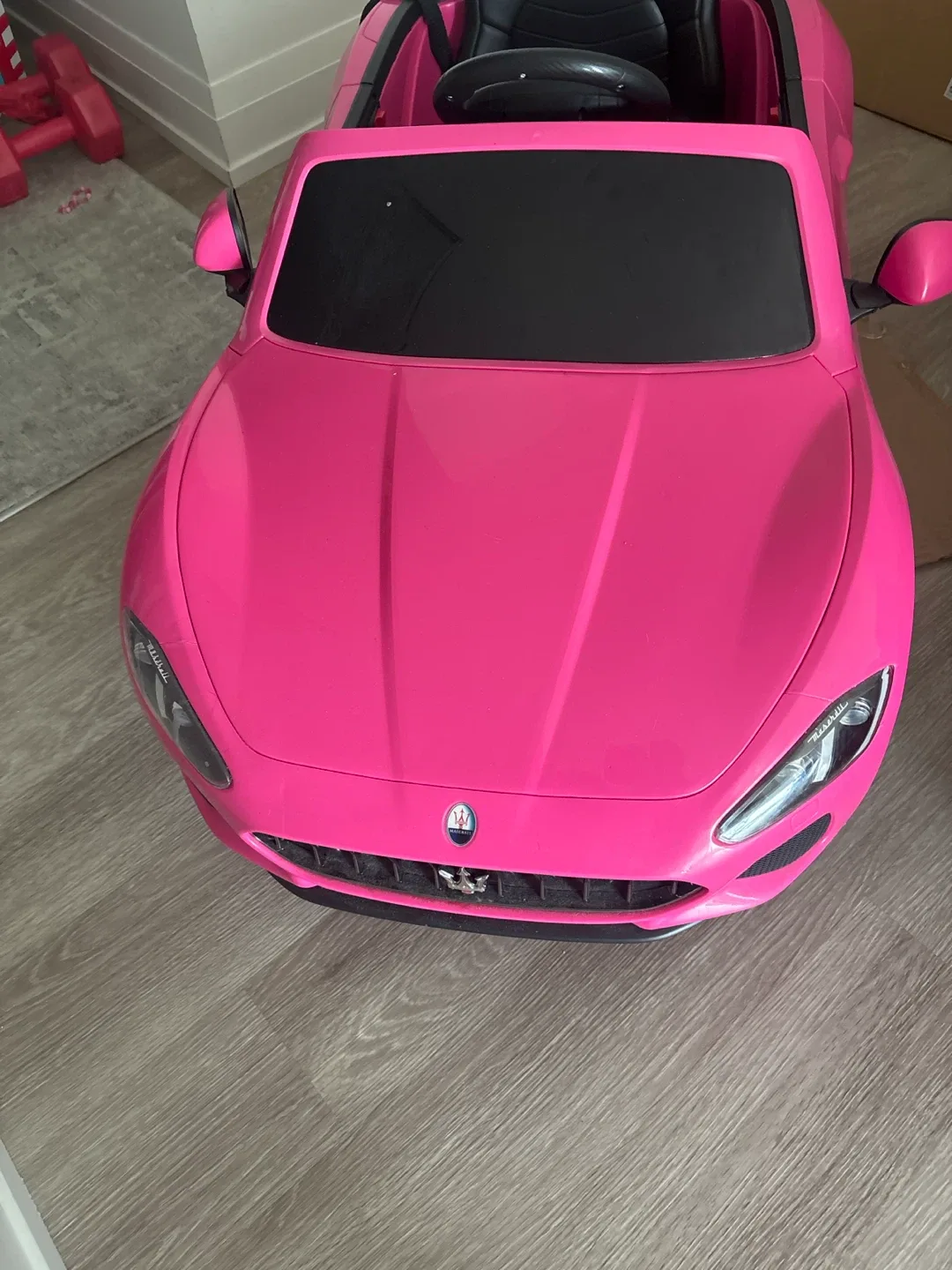 Kids Ride-On Maserati Toy Car - Pink