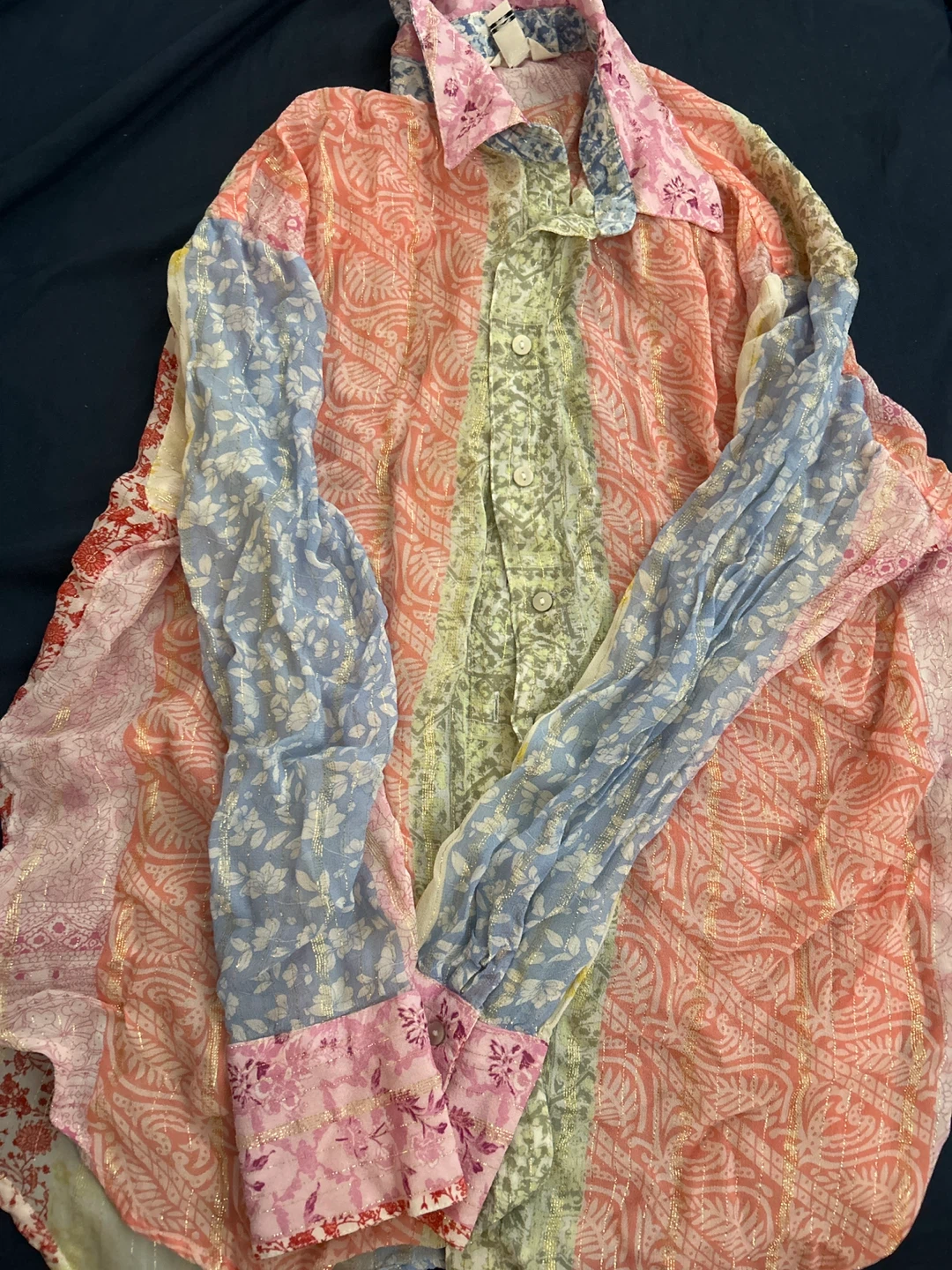 Relaxed Button-Up Shirt Size 10 - photo 2