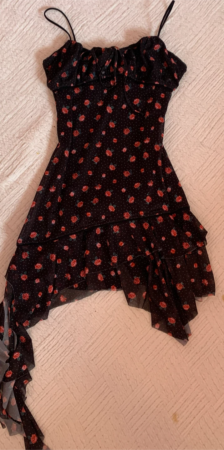 rose bud mini dress