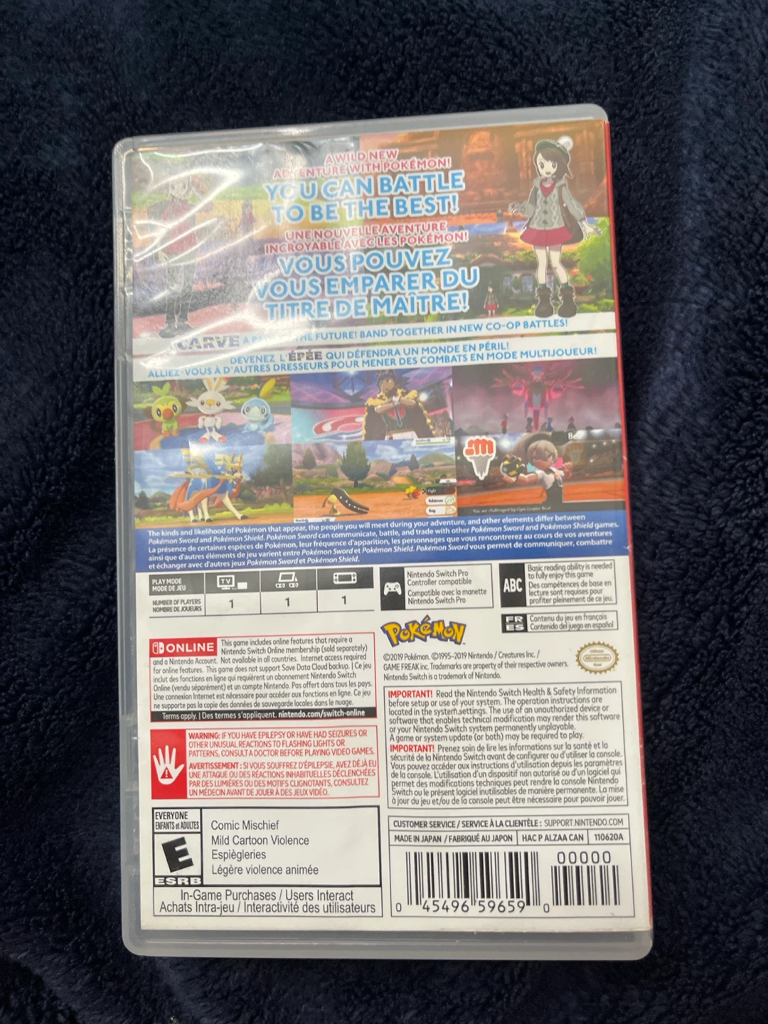 (CASH ONLY) Nintendo Switch Pokemon Sword Game - photo 4