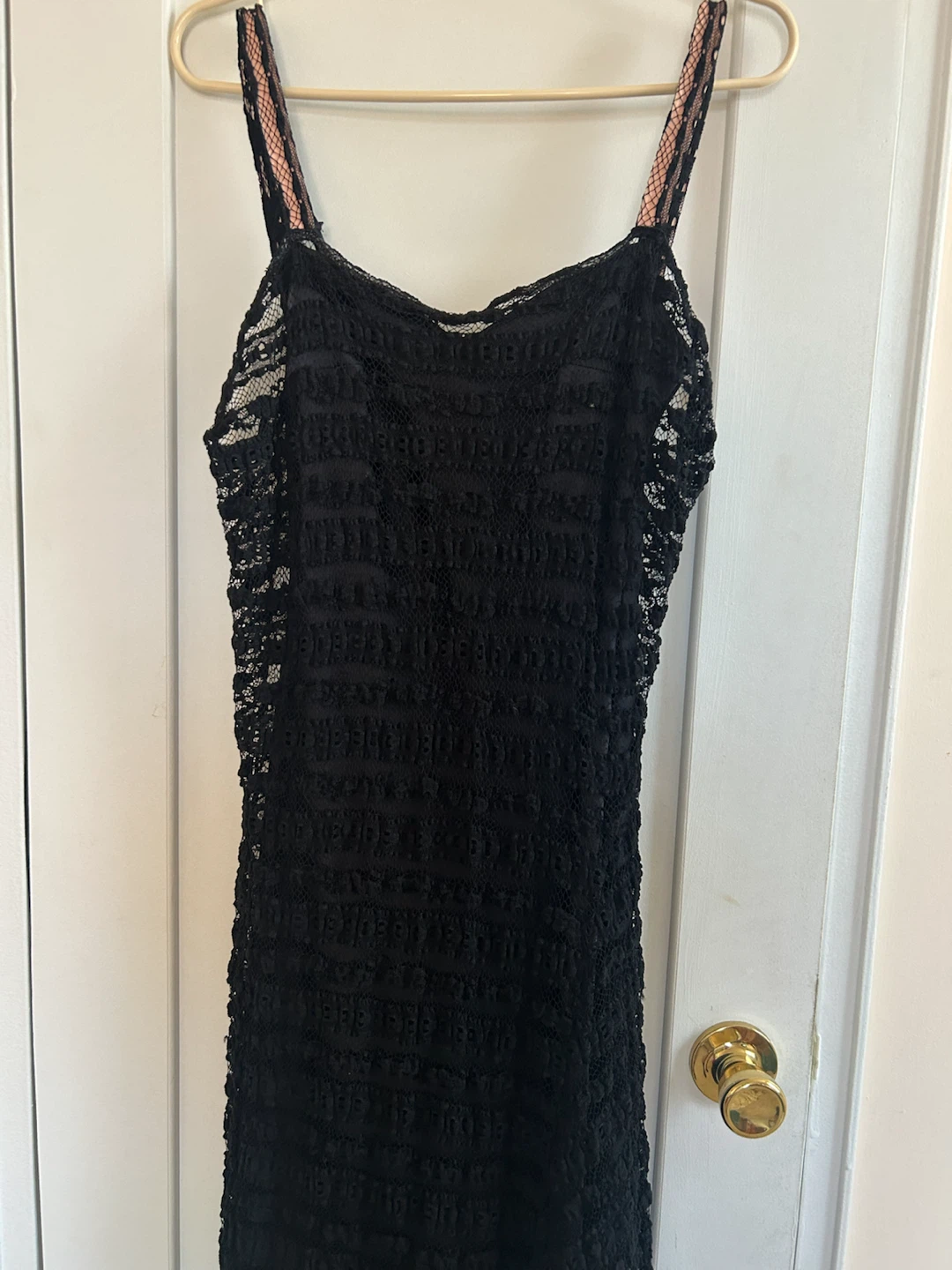 Black Lace Maxi Dress