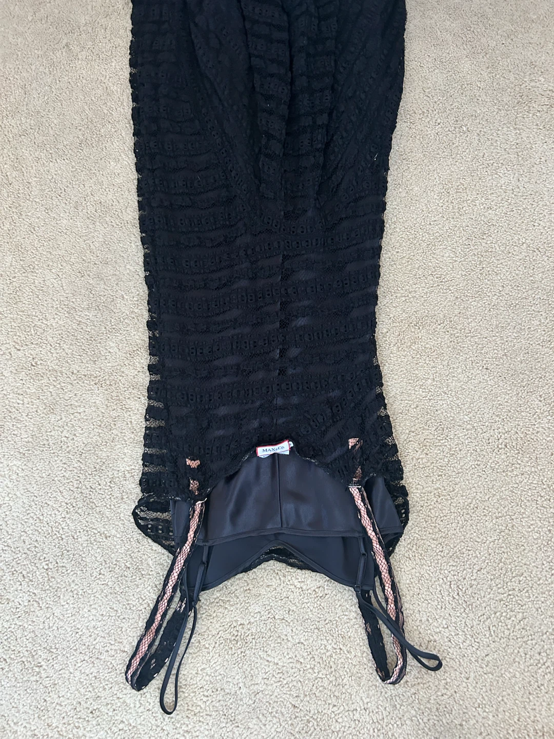 Black Lace Maxi Dress - photo 3