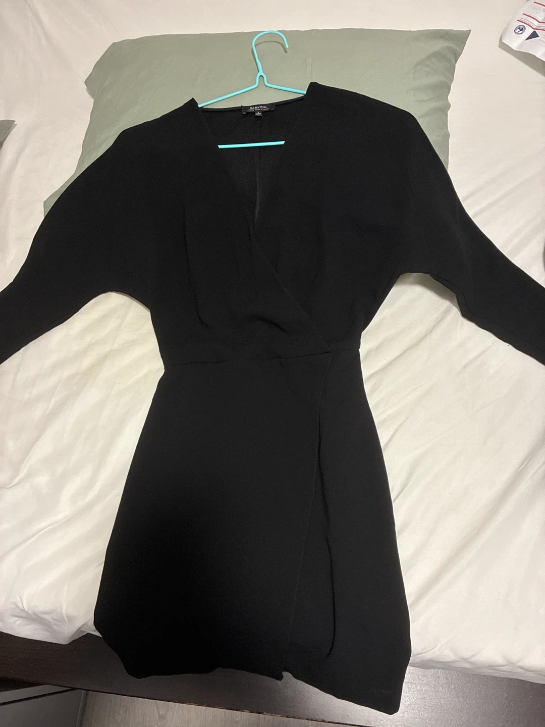 BABATON black wrap dress