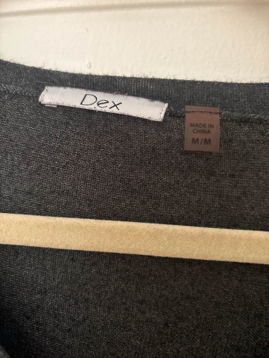 Dex Dark Grey V-Neck Sweater - photo 2