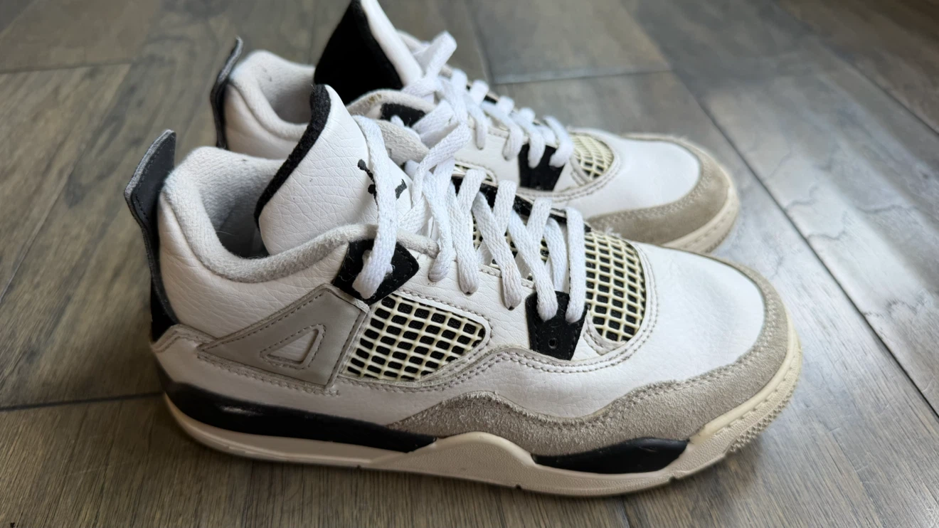 Kids' Jordan 4 "Cement" Sneakers - photo 2