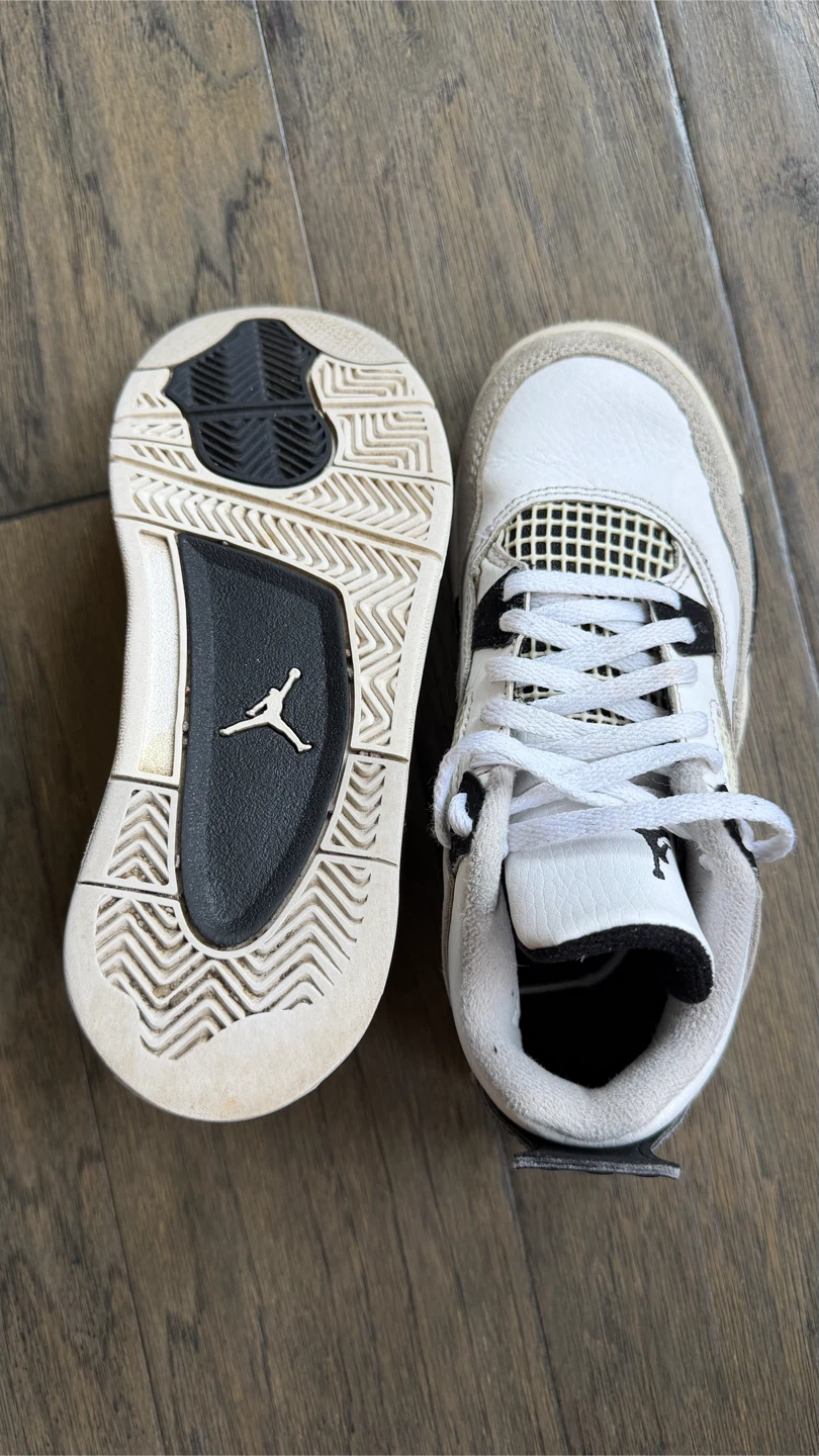 Kids' Jordan 4 "Cement" Sneakers - photo 3