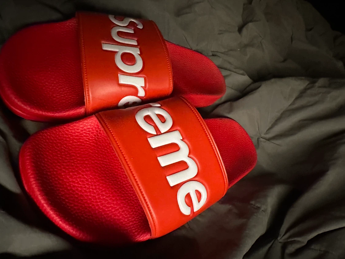 Supreme Red Slides - photo 2