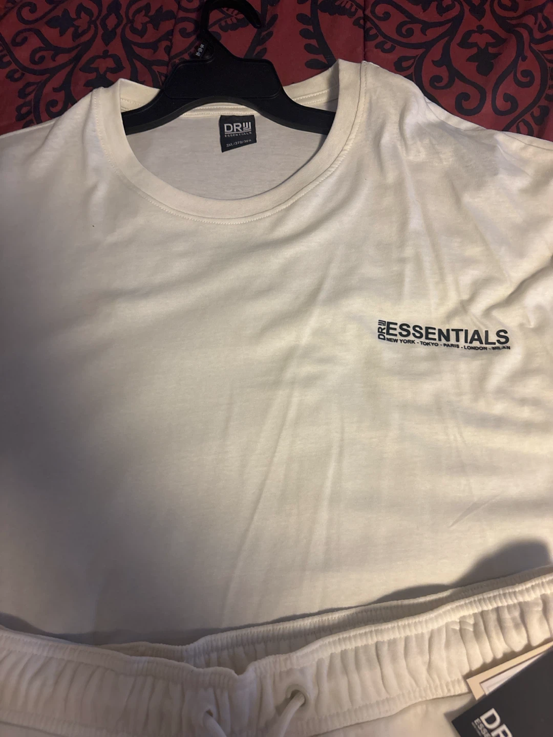 Fear of God Essentials T-Shirt & Shorts Set Cream - photo 3
