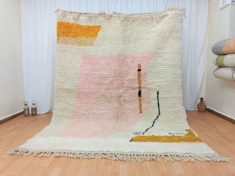 Artistic Moroccan Rug, Handmade Rug - photo 3