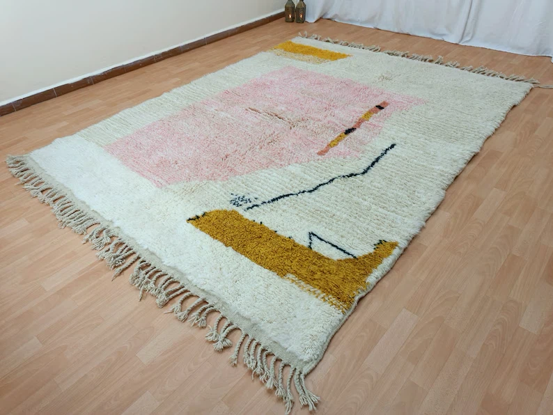 Artistic Moroccan Rug, Handmade Rug - photo 4