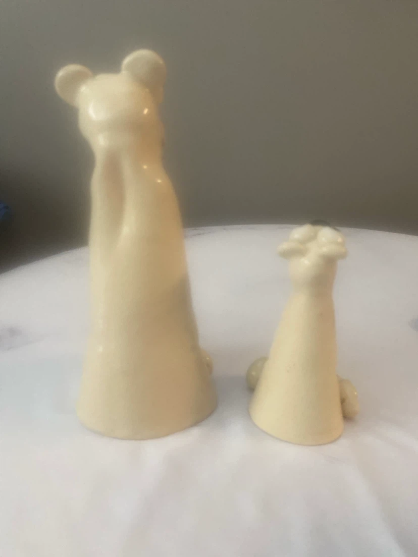 Set of 2 Ceramic Dog Figurines - photo 3