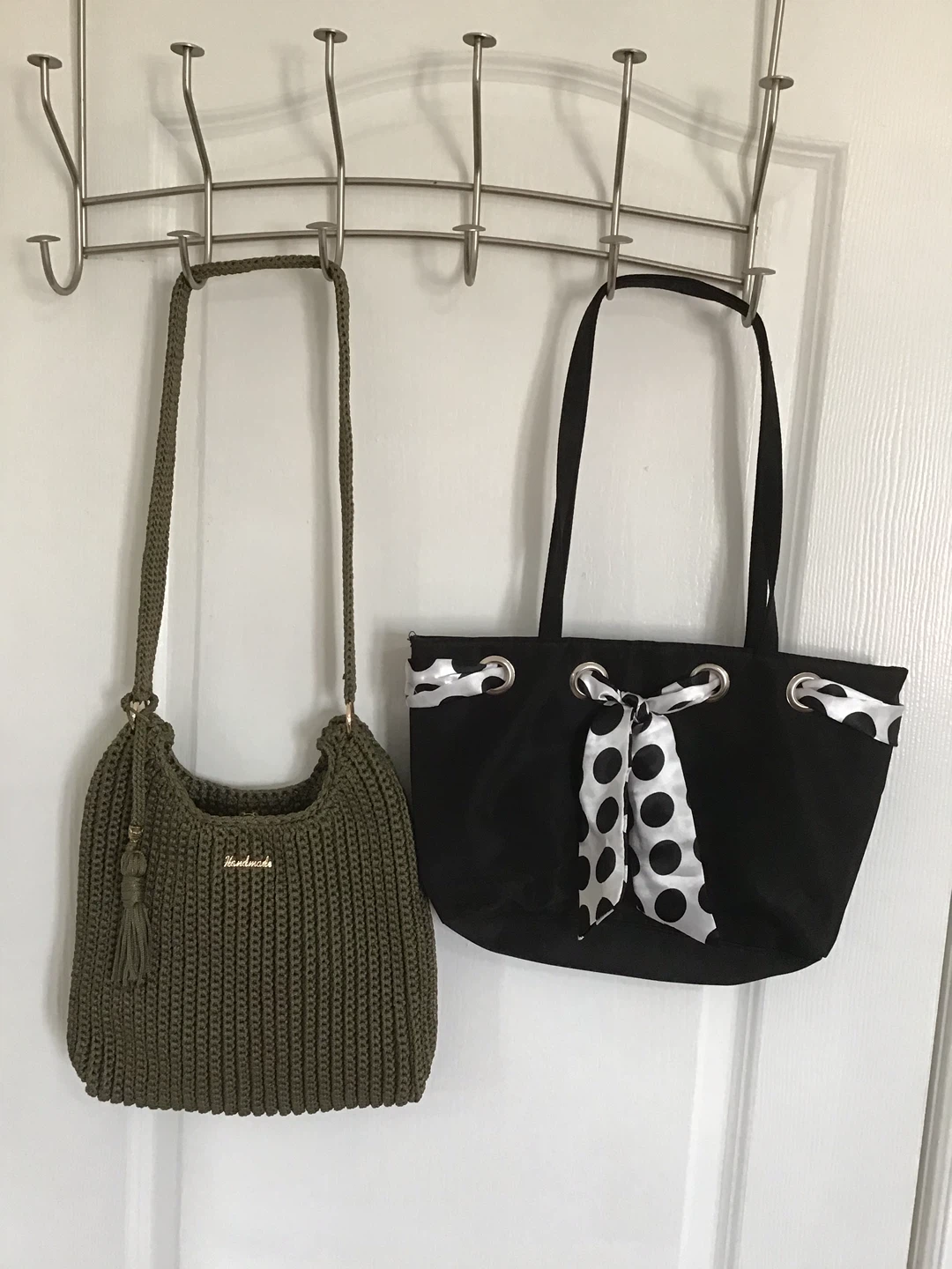 Olive Tote Bag - Handmade Polyester - photo 2