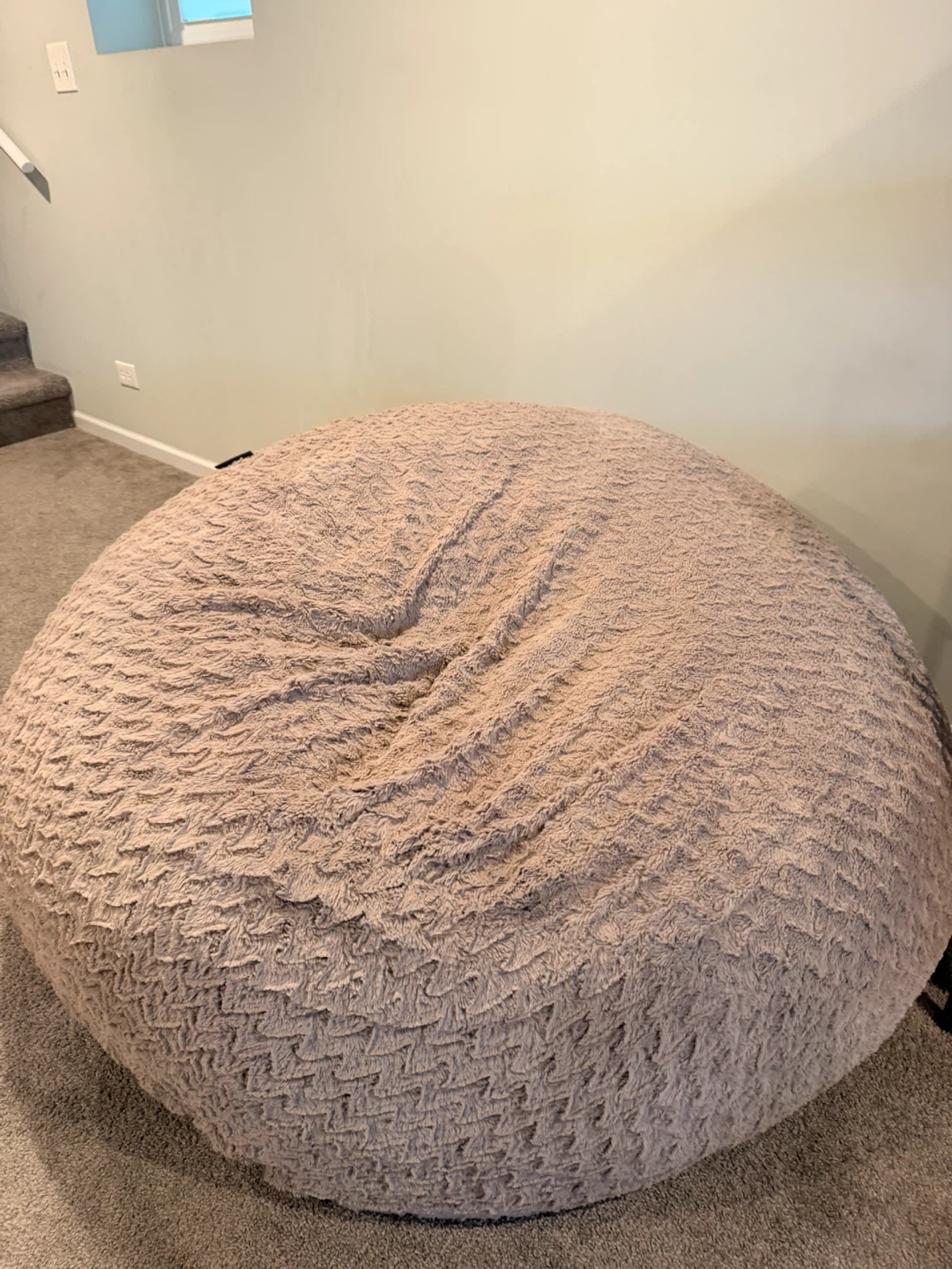 Lounge & Co. Large Bean Bag Chair - Light Tan