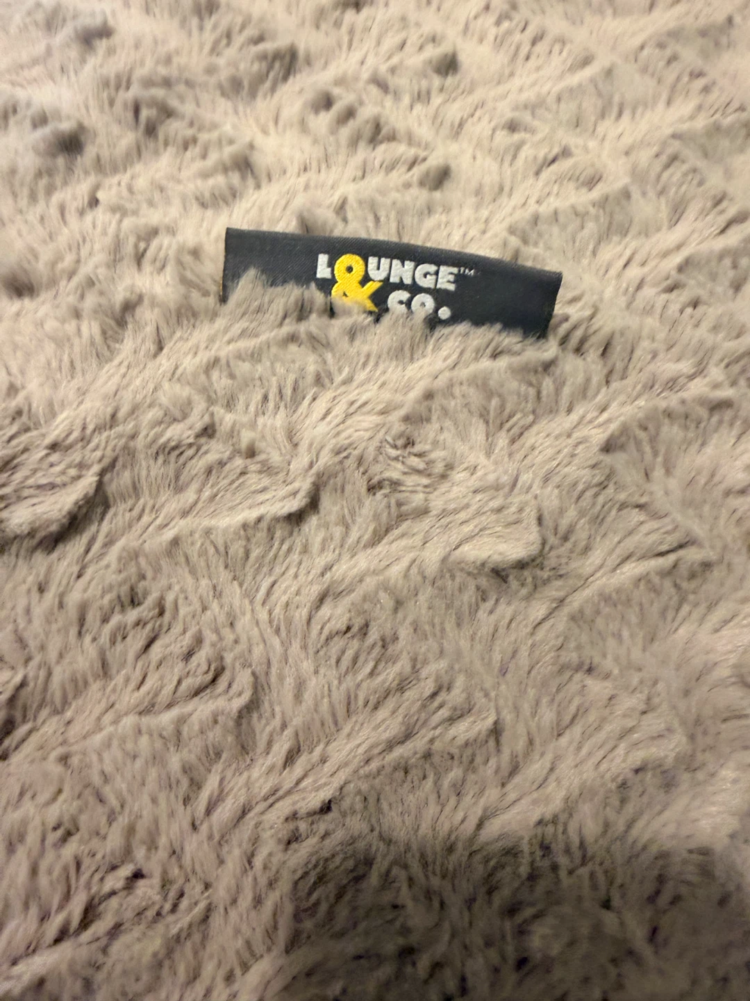 Lounge & Co. Large Bean Bag Chair - Light Tan - photo 3