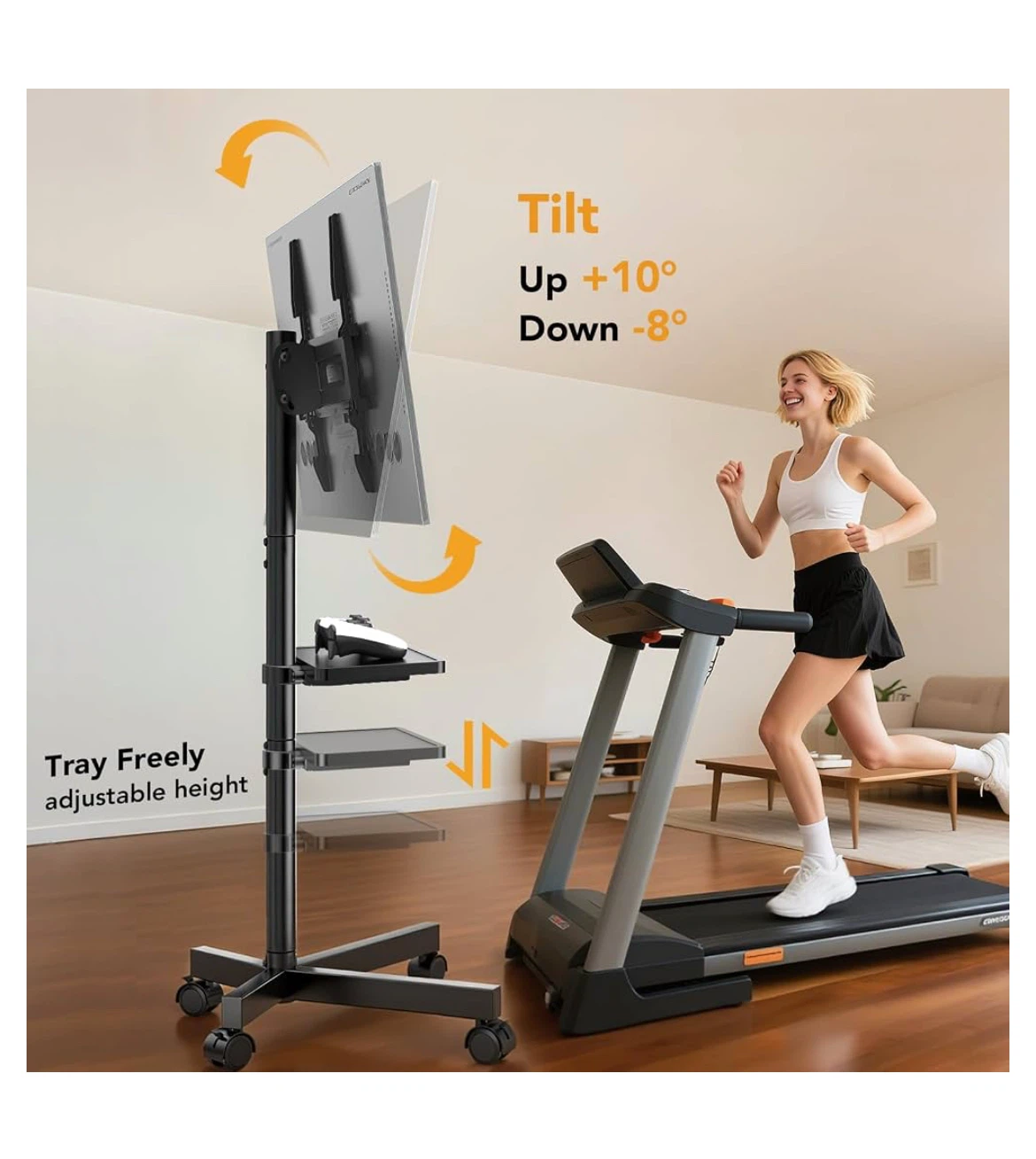 Mobile TV Stand  23-60 inch flat or curved screen - photo 3