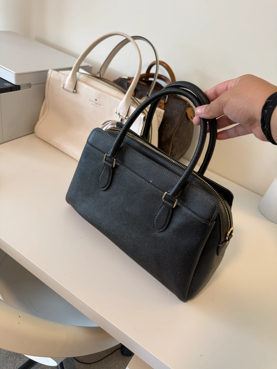 Coach Black Leather Handbag - photo 2