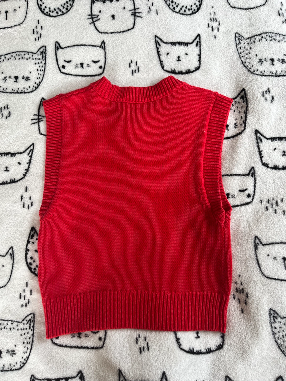 Aritzia Red Knit Sweater Vest - photo 2