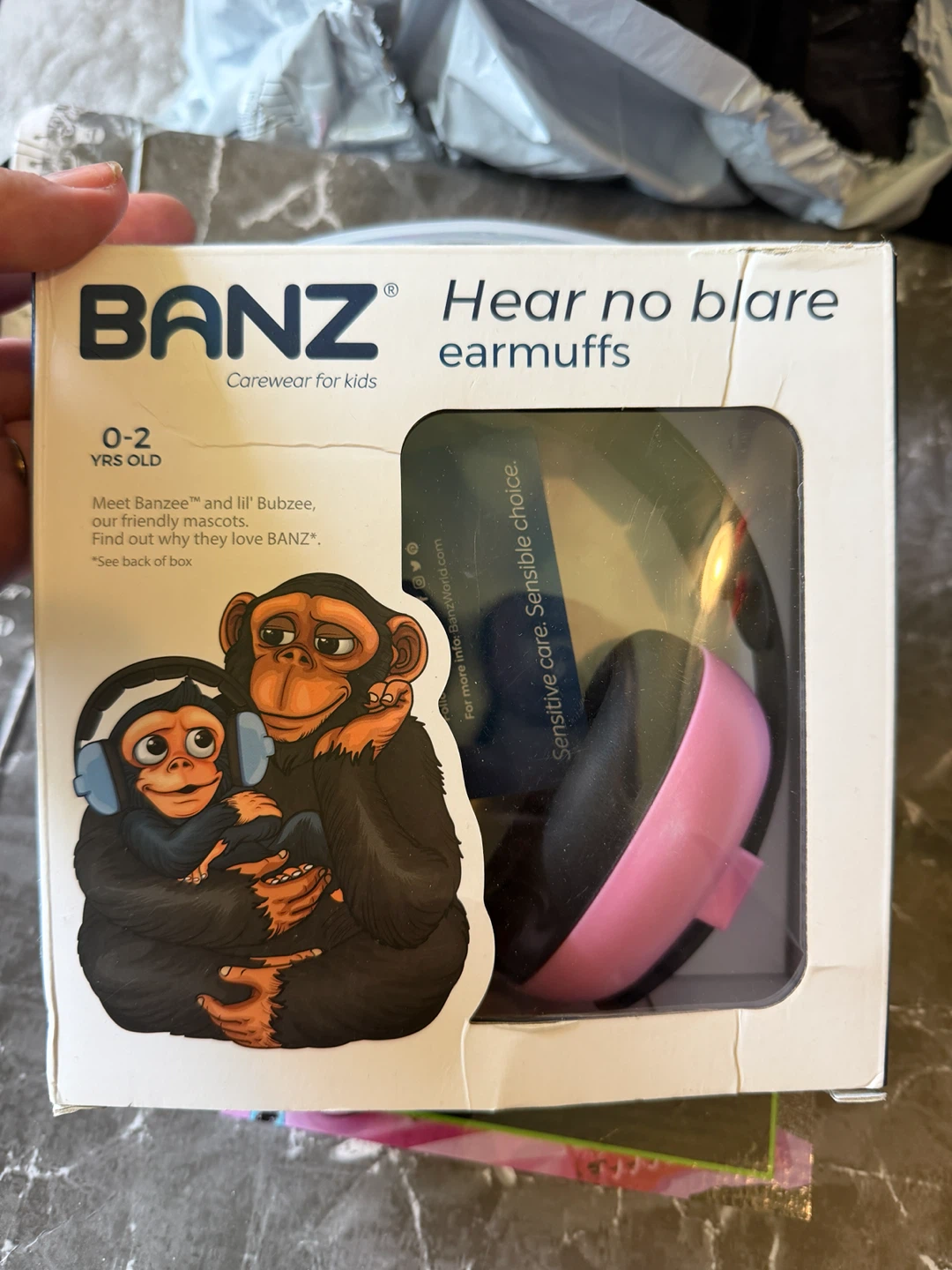 Banz Hear No Blare Earmuffs Pink