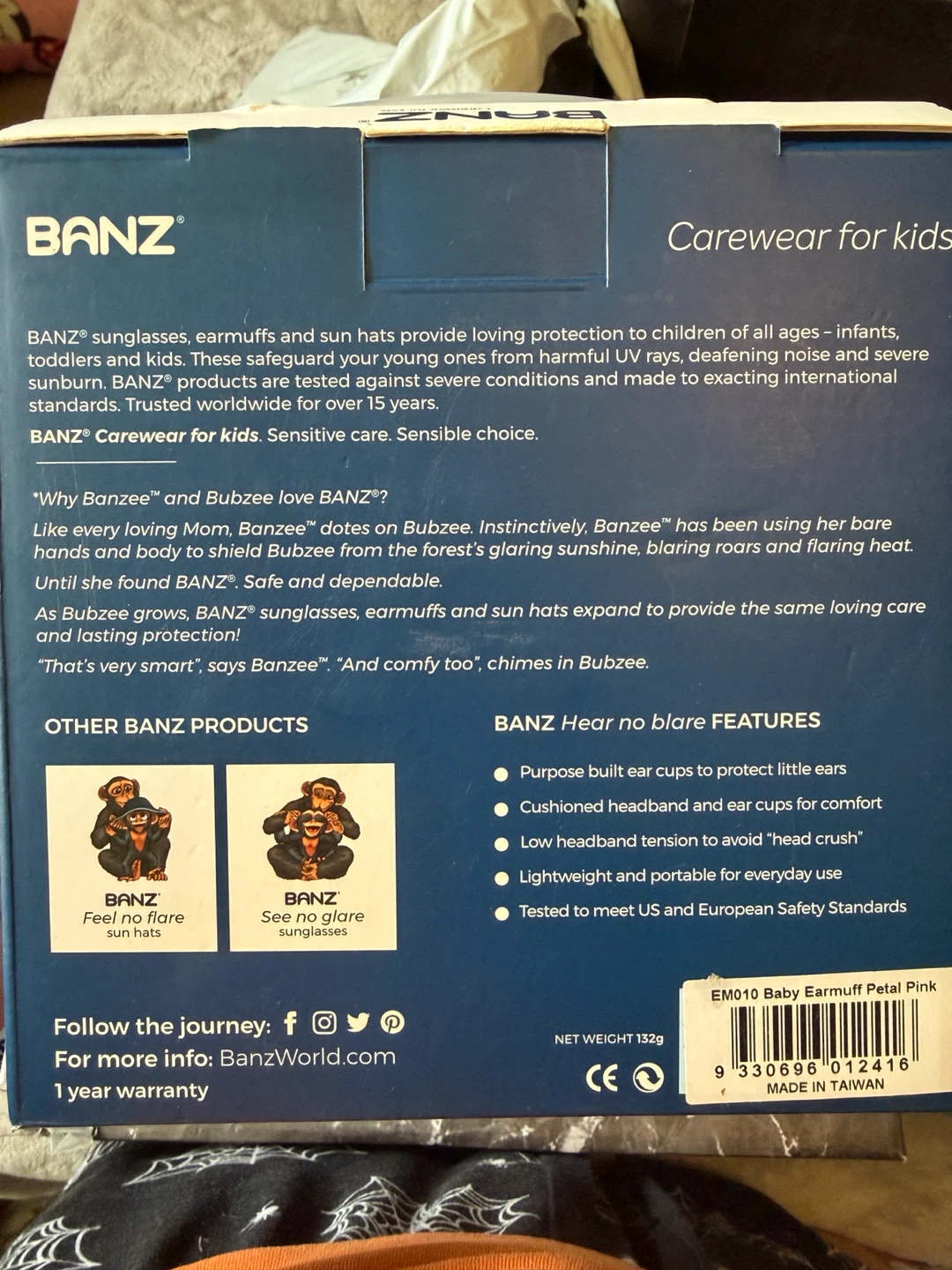 Banz Hear No Blare Earmuffs Pink - photo 2