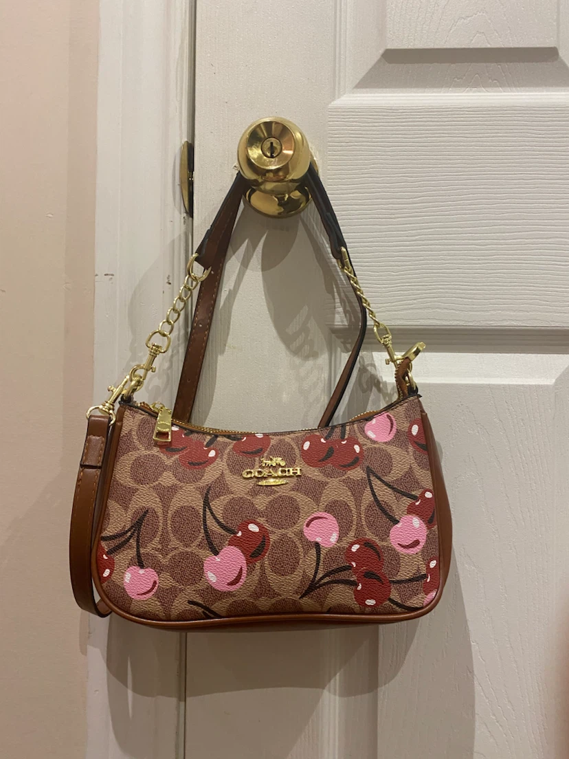 Coach Nolita 19 Cherry Print Shoulder Bag