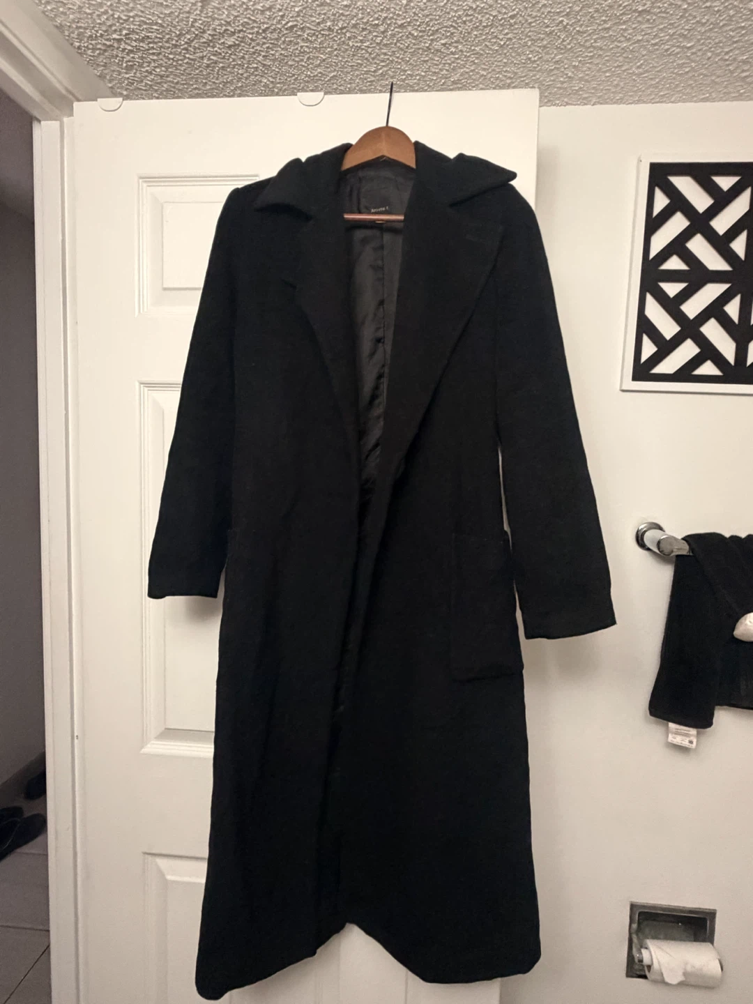 Black Maxi Coat - photo 2