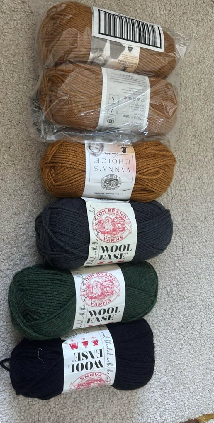 Yarn skeins medium weight brand new bundle