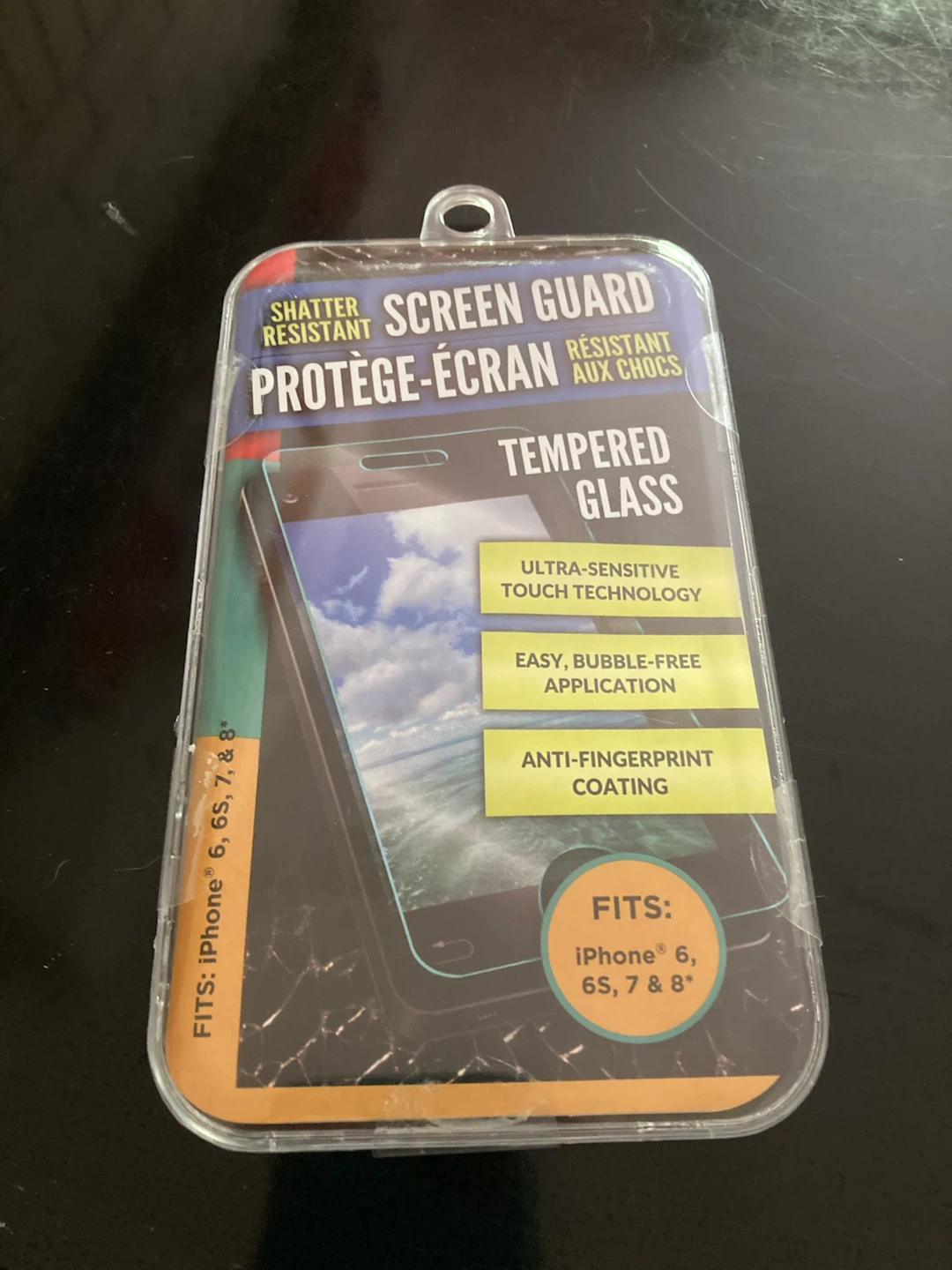 Tempered Glass Screen Guard for iPhone 6, 6S, 7, 8