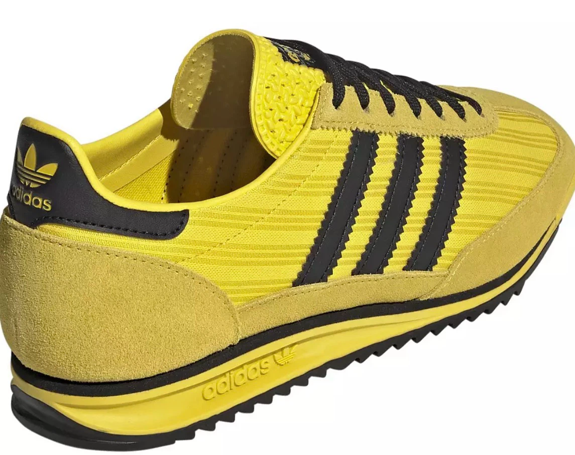 Adidas Yellow & Black Running Shoes