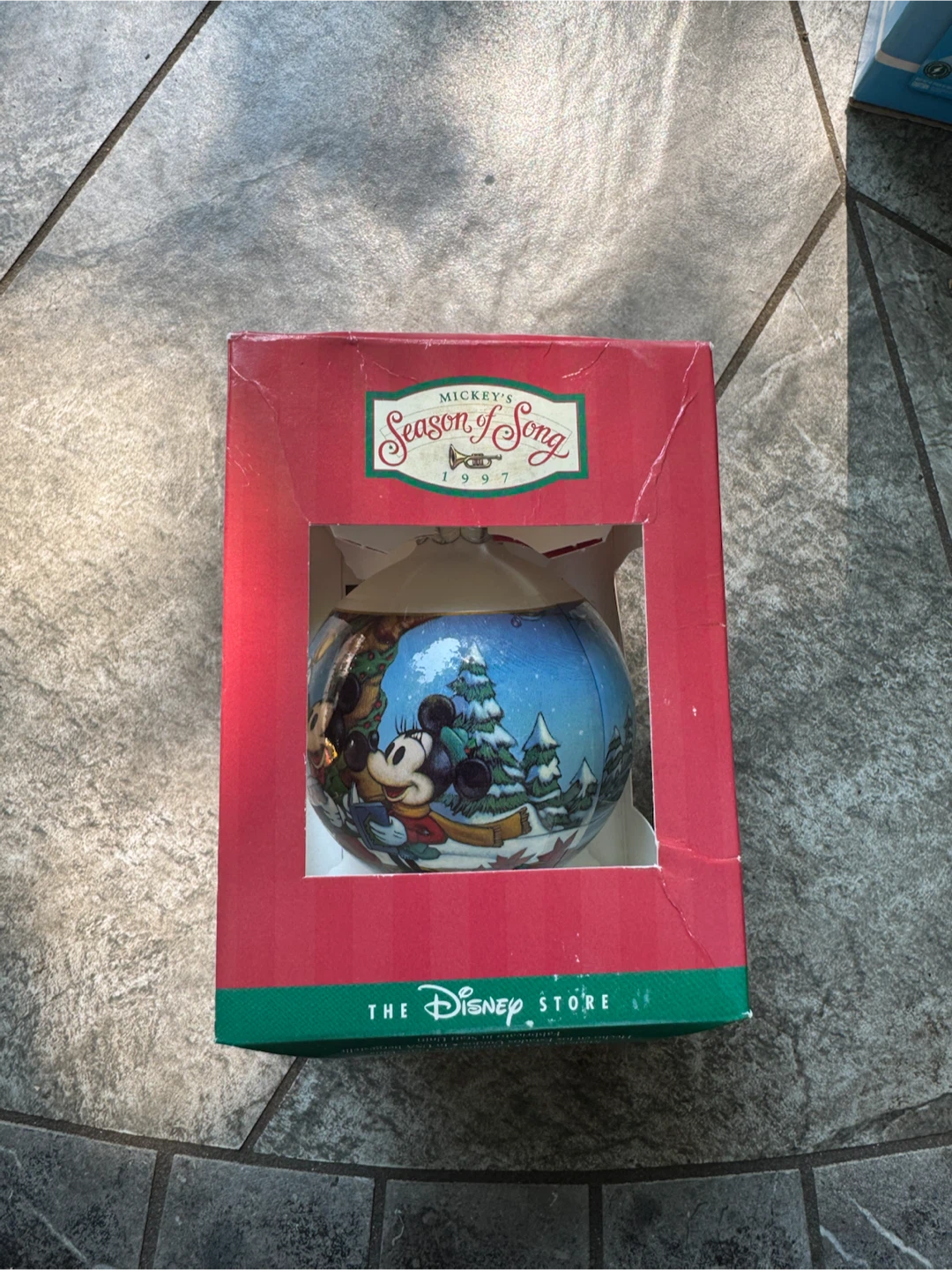 Vintage 1997 Mickey’s Season of Song Ornament w/ Original Box