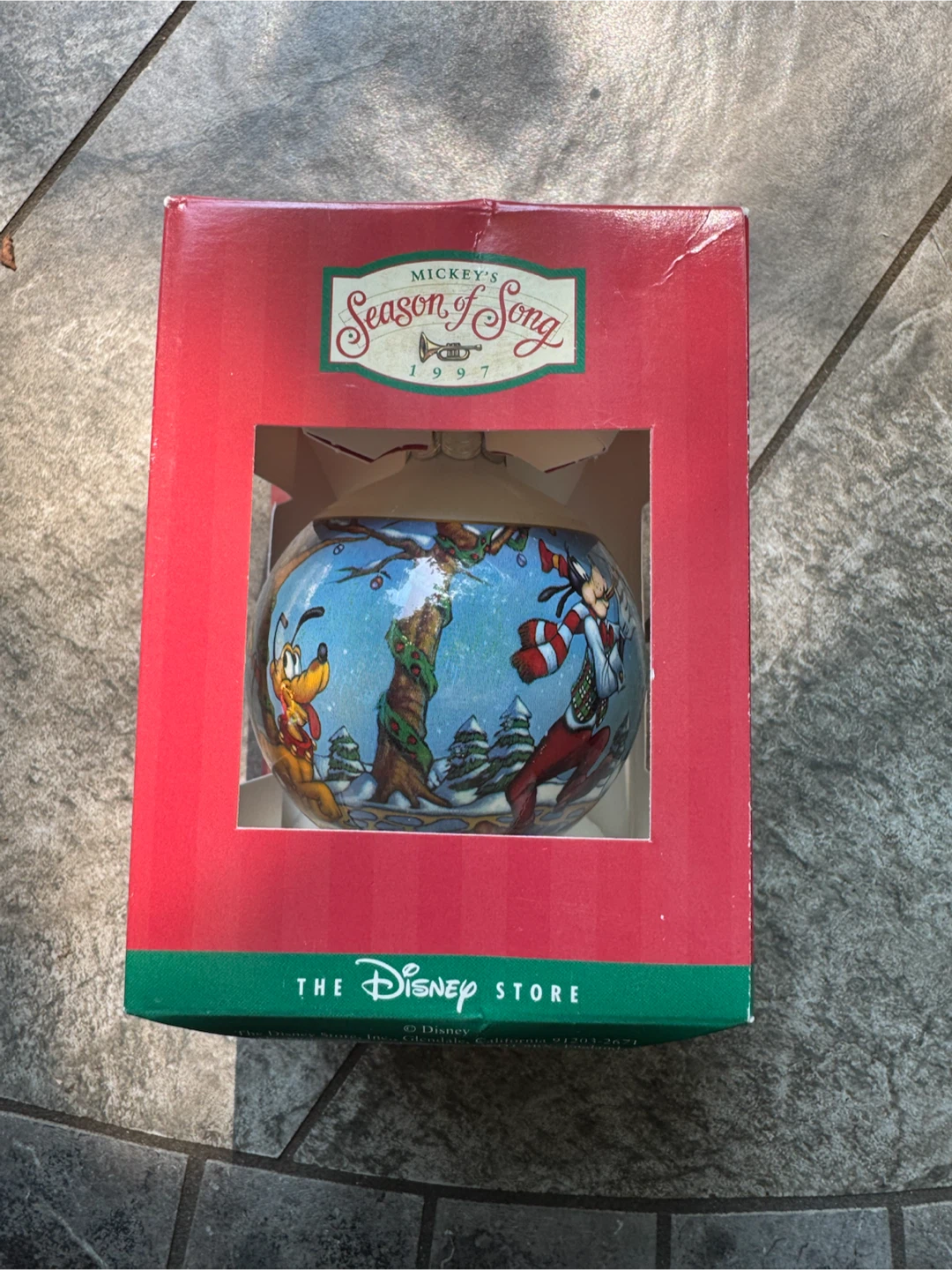 Vintage 1997 Mickey’s Season of Song Ornament w/ Original Box - photo 3